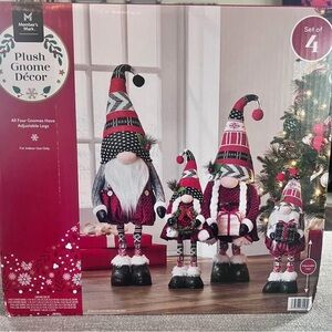 Festive Gnome Holiday Set - Red, White, and Black